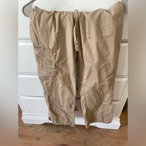 Dickies tan scrub bottoms, size XS